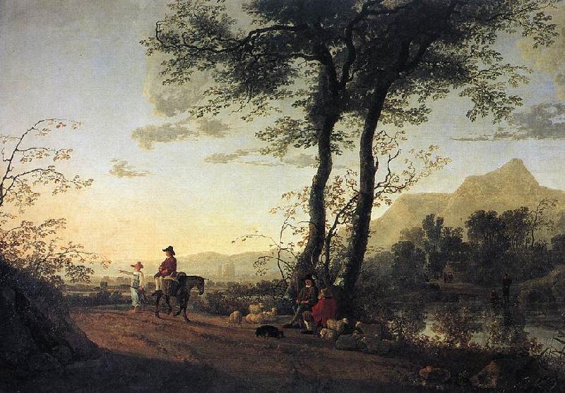 CUYP, Aelbert A Road near a River sdfg china oil painting image